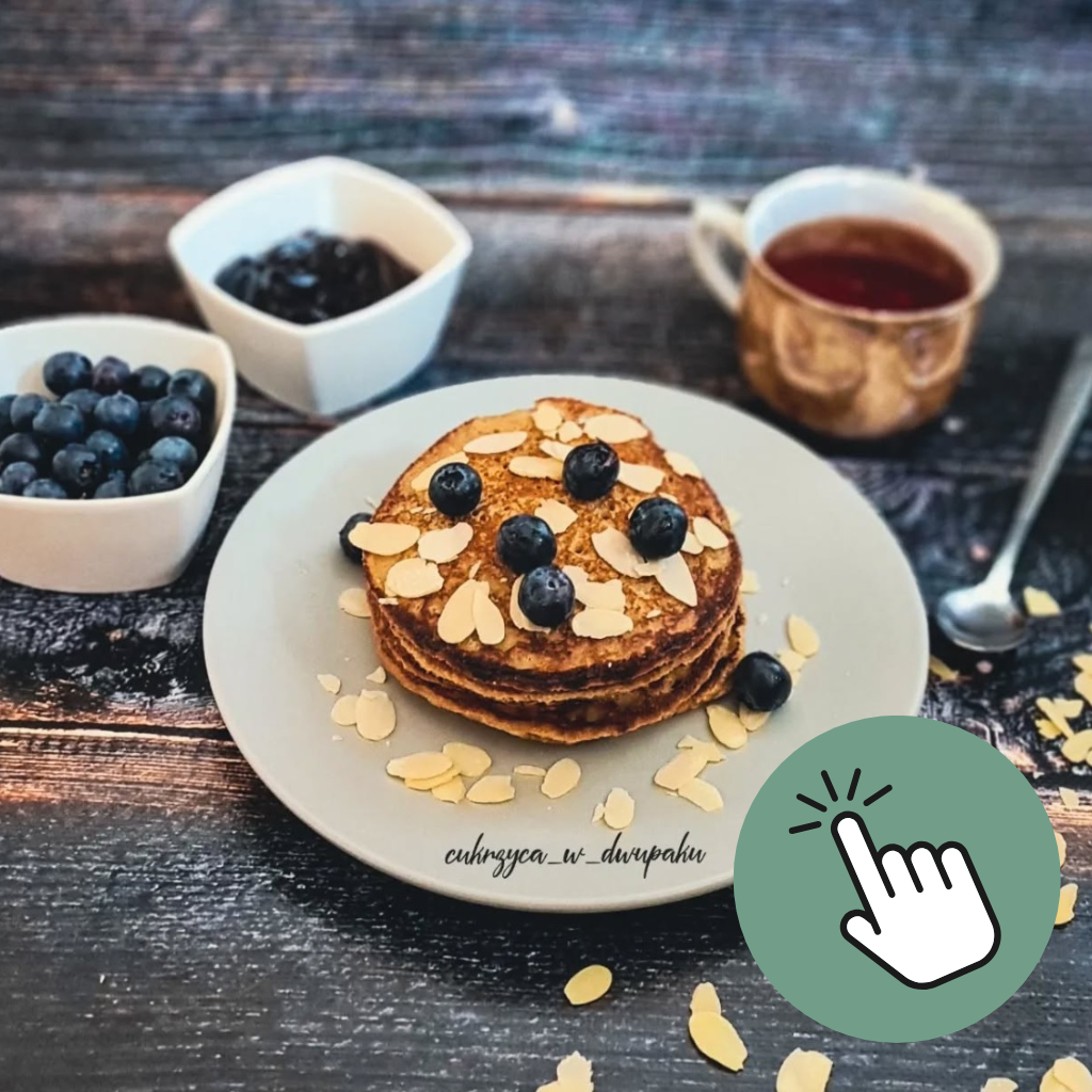 Pancakes dla cukrzyka bez jajek