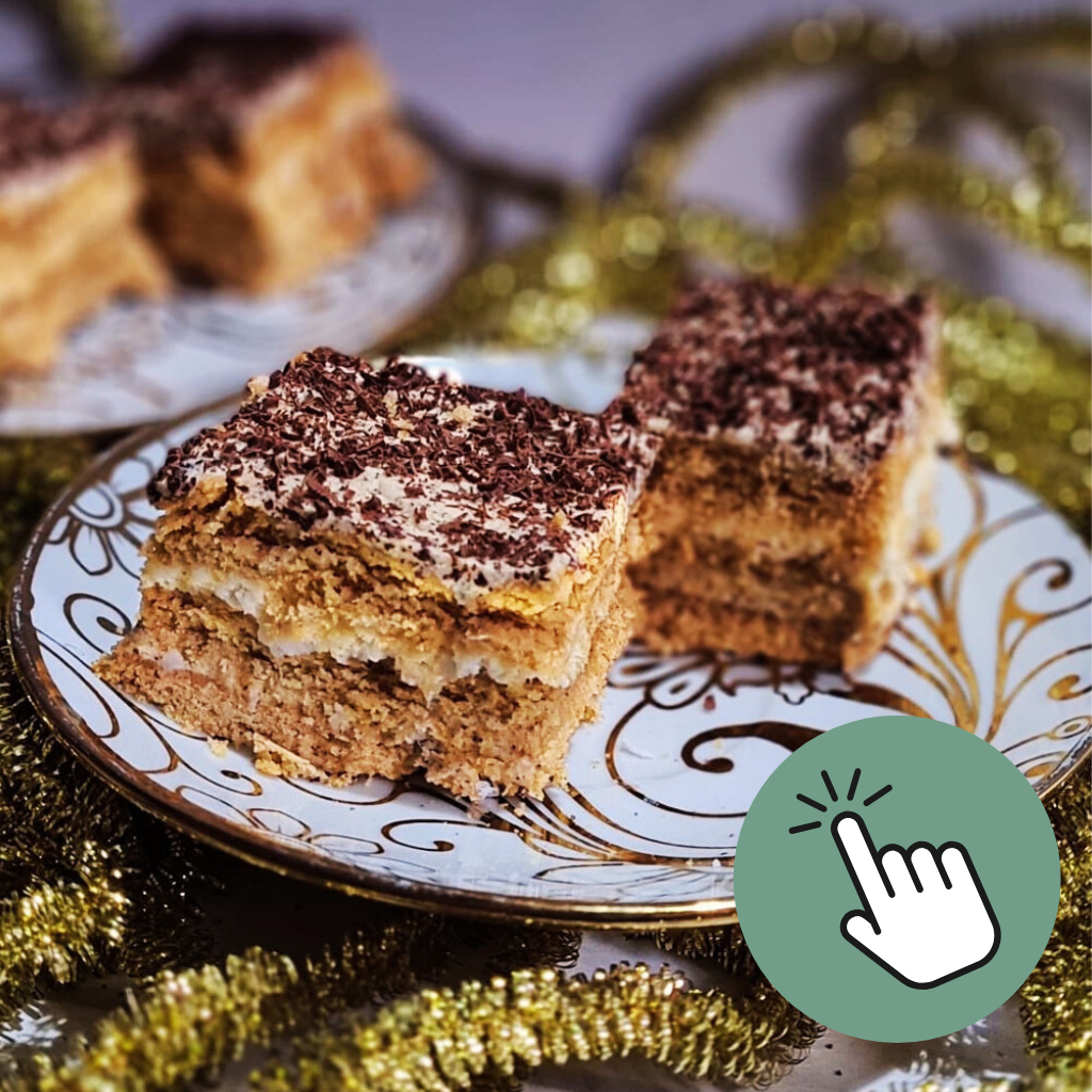 Ciasto kawowo-kokosowe bez pieczenia