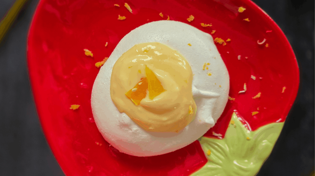 beza pavlova z lemon curd